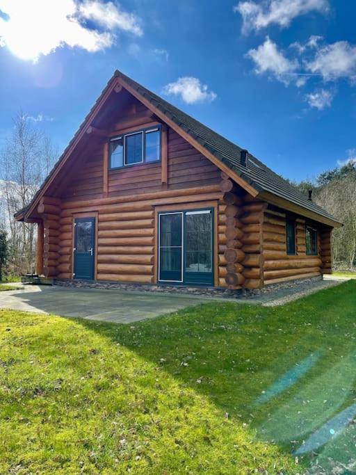 Unieke Houten Villa Met Sauna In Twente - 6P Den Ham Exterior foto